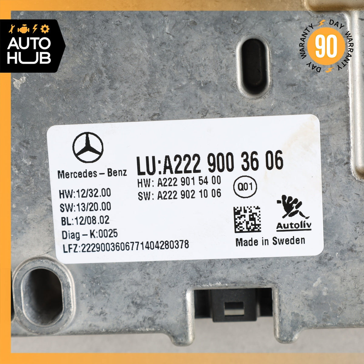 14-20 Mercedes W222 S65 AMG Night Vision Camera Control Module OEM - photo 7