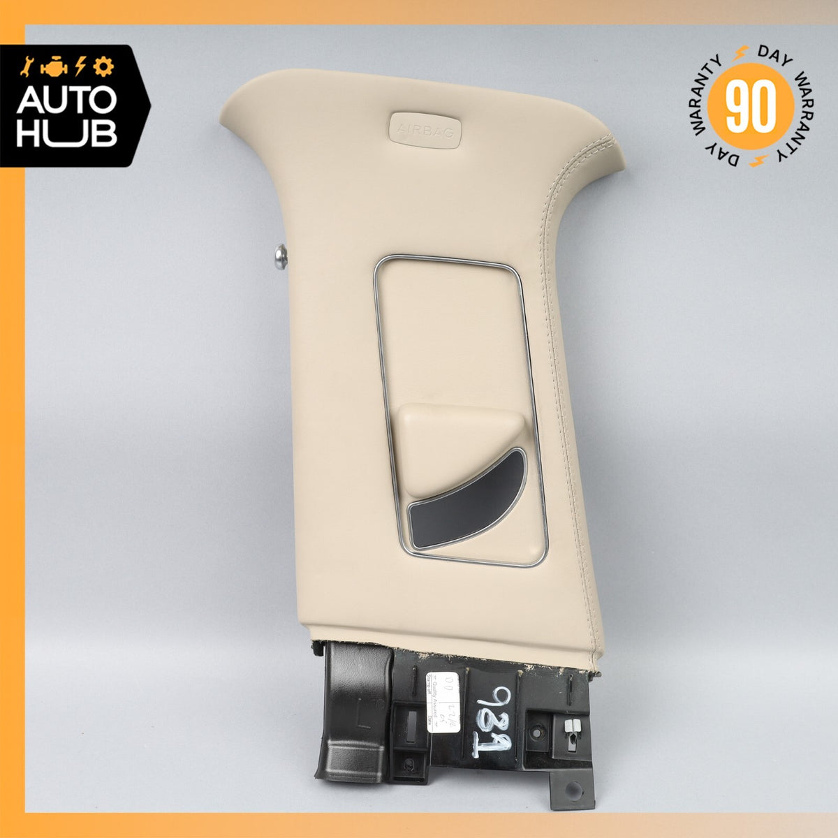 Bentley Continental Flying Spur Left Side Upper B-Pillar Cover Trim OEM 80k - photo 2