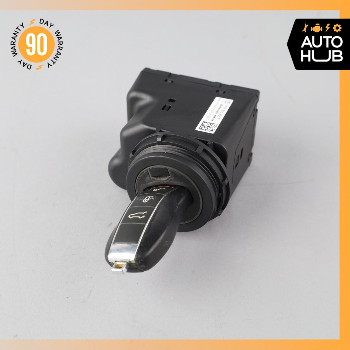 11-18 Porsche Cayenne 958 GTS Start Ignition Switch Module w/ Key OEM 82k - photo 2