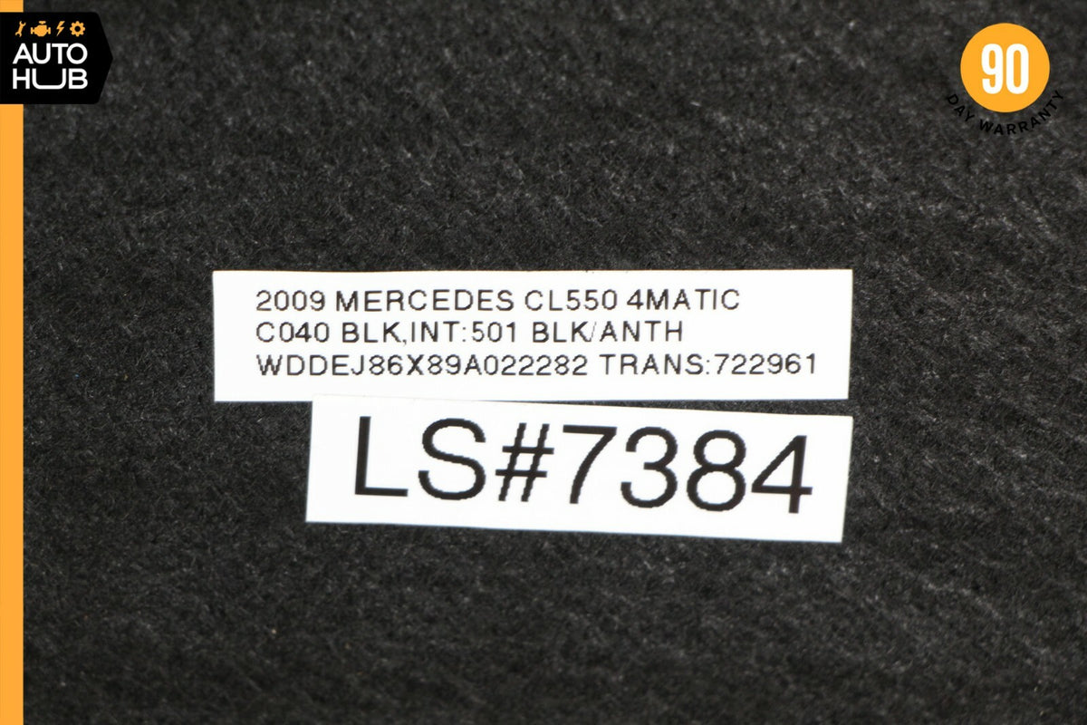 07-14 Mercedes W216 CL550 CL63 AMG Trunk Interior Luggage Compartment OEM - photo 12