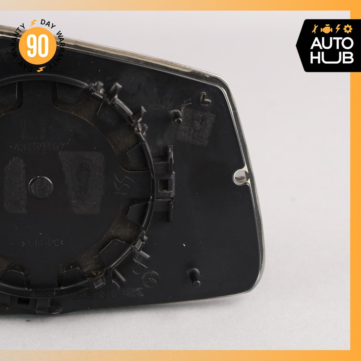 10-16 Mercedes W212 E350 C300 Left Side Rear View Door Mirror Glass OEM - photo 8