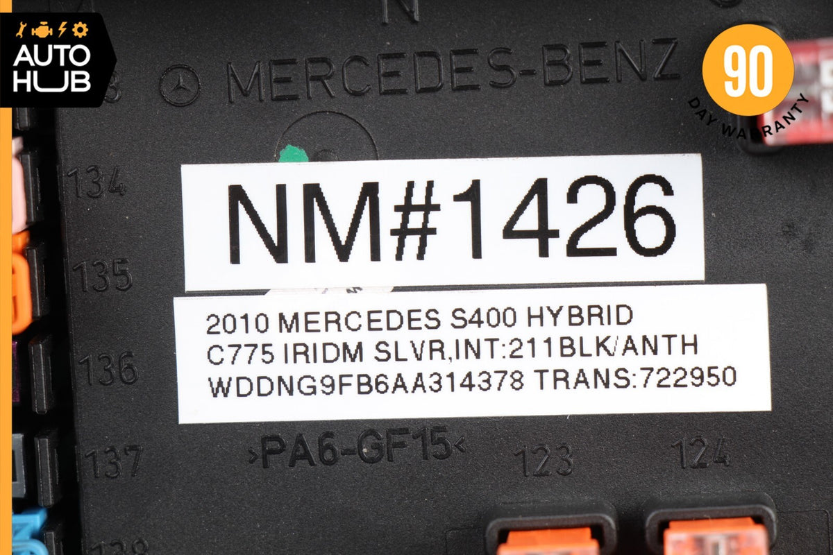 10-13 Mercedes W221 S400 S550 S63 AMG Rear Fuse Box Relay Control 2219003001 OEM - photo 12