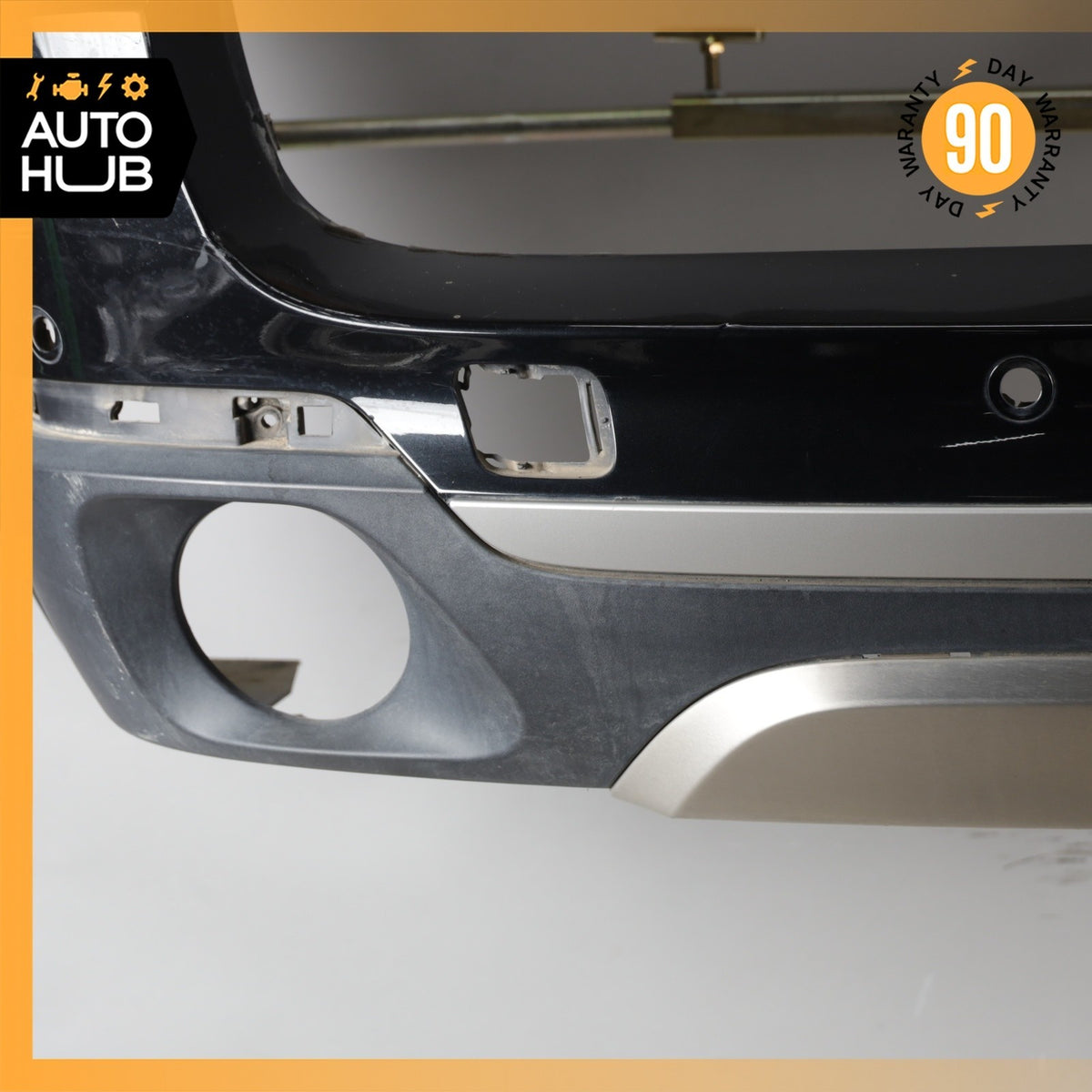 14-18 BMW F15 X5 Rear Bumper Cover Panel Assembly Black OEM - photo 7