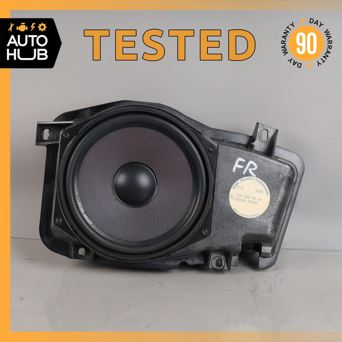 90-95 Mercedes W124 300E E320 Front Right Door Speaker OEM - photo 1