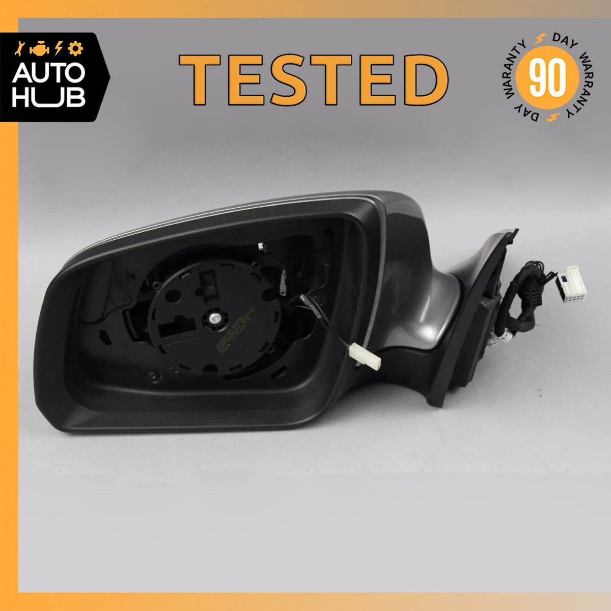 08-09 Mercedes W204 C300 C350 C63 AMG Left Driver Side Rear View Door Mirror OEM - photo 1