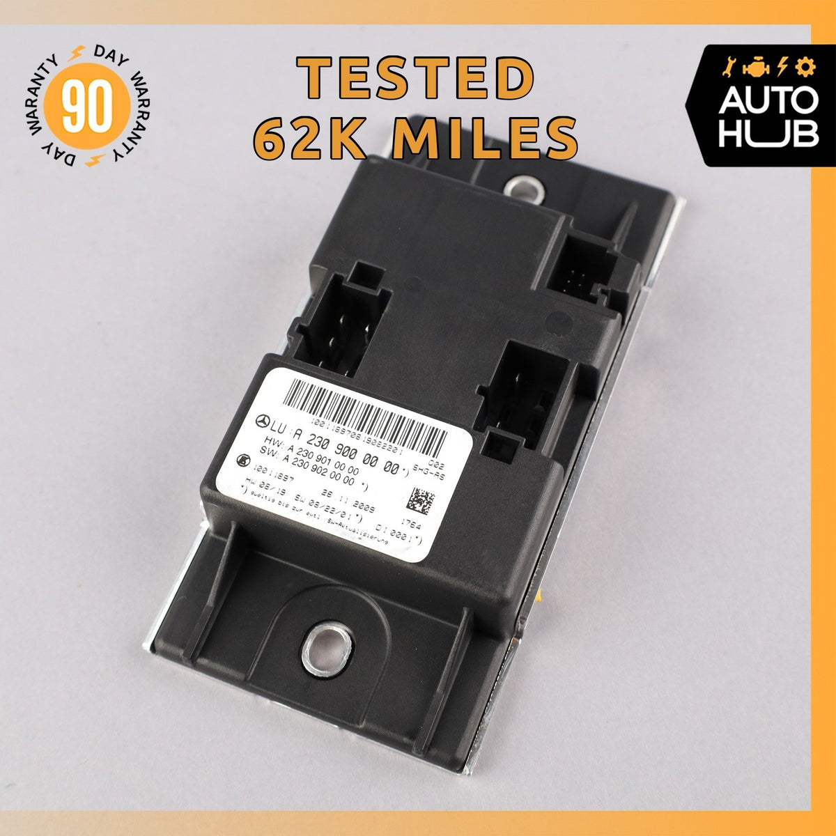 09-12 Mercedes R230 SL550 SL55 AMG Seat Airscarf Control Module 2309000000 OEM - photo 1