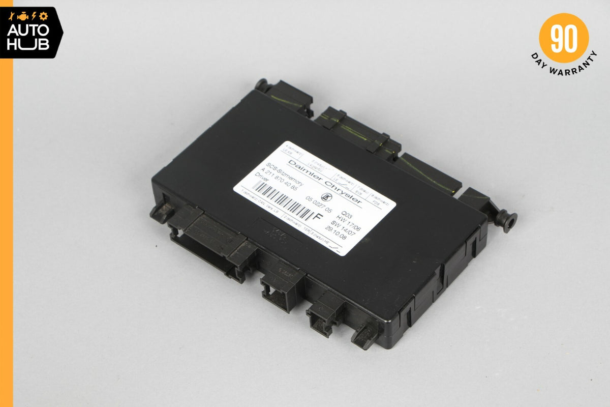 03-12 Mercedes X164 GL350 E350 SLK300 Seat Control Module Left 2118704085 OEM - photo 2