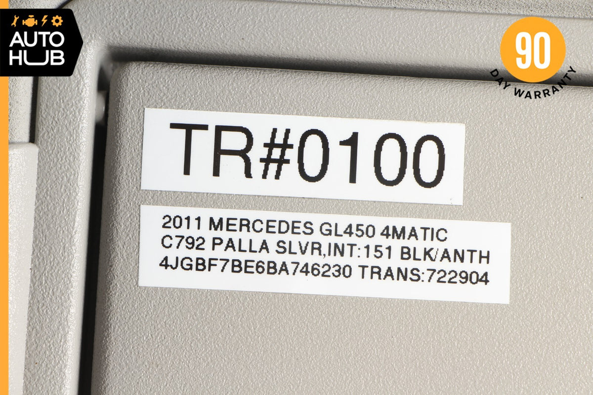 06-12 Mercedes X164 GL450 ML550 Sun Visor Sunvisor Front Left Side Gray OEM - photo 12