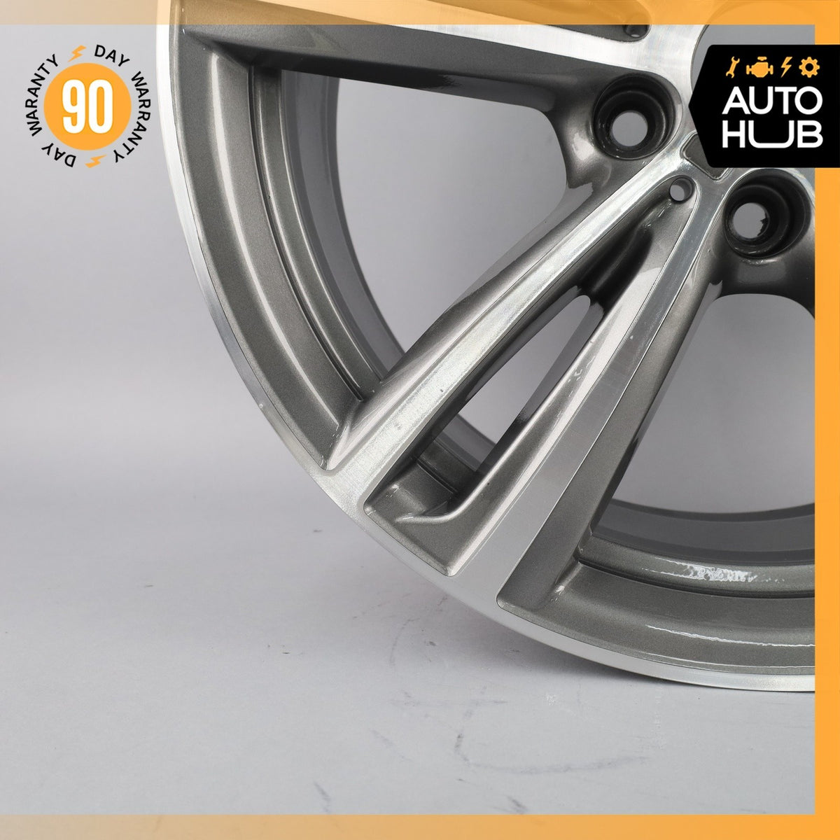 BMW F30 335i 340i 430i 8 x 19 19" Style 442 Front Wheel Rim Polished Gray OEM - photo 5