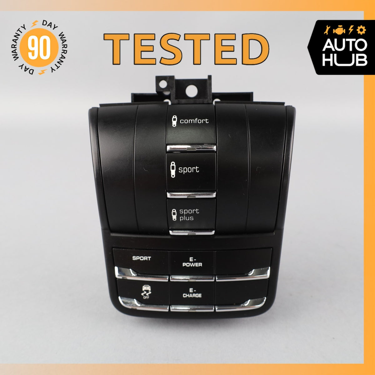 15-18 Porsche Cayenne E-Hybrid 958 Suspension Mode Selector Switch Panel OEM - photo 1