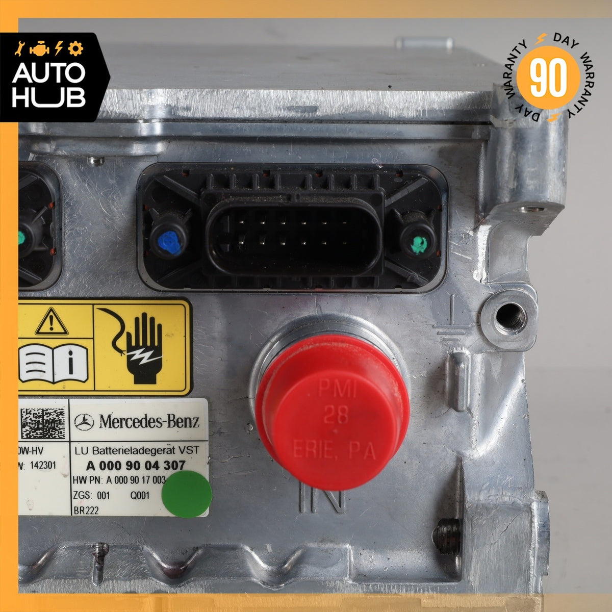 16-19 Mercedes W222 S550e GLC350e Battery Power Voltage Charger Unit OEM - photo 7