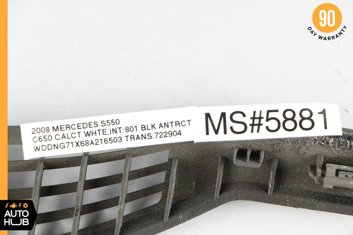 07-13 Mercedes W216 S550 CL550 Dash Board Vent Grille Cover Black OEM - photo 10