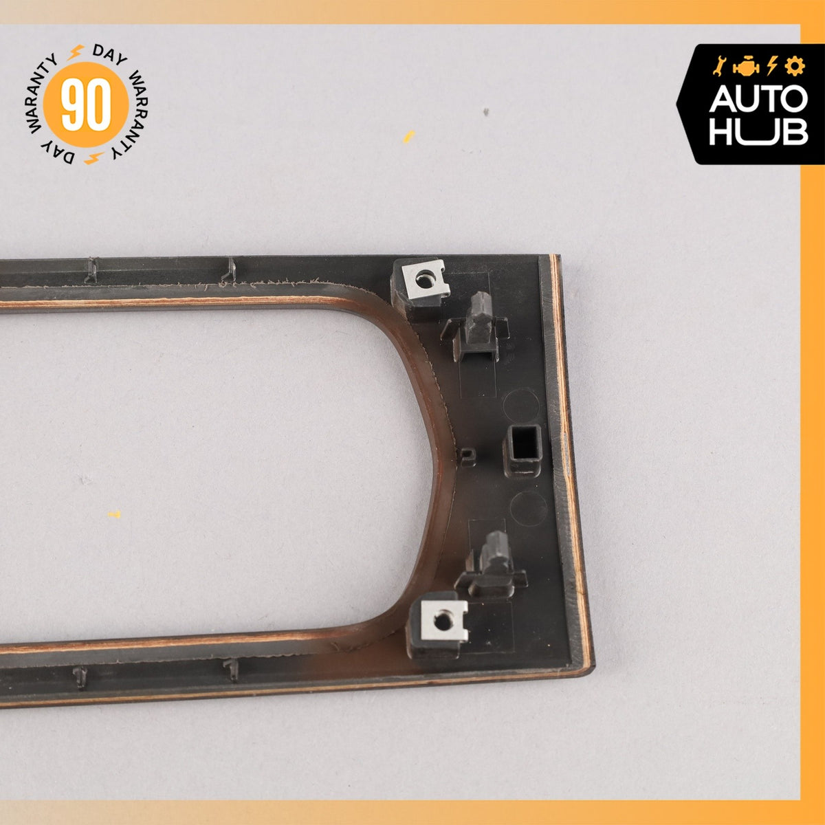 10-16 Porsche Panamera 970 Rear Console Cupholder Bezel Trim Wood OEM - photo 8