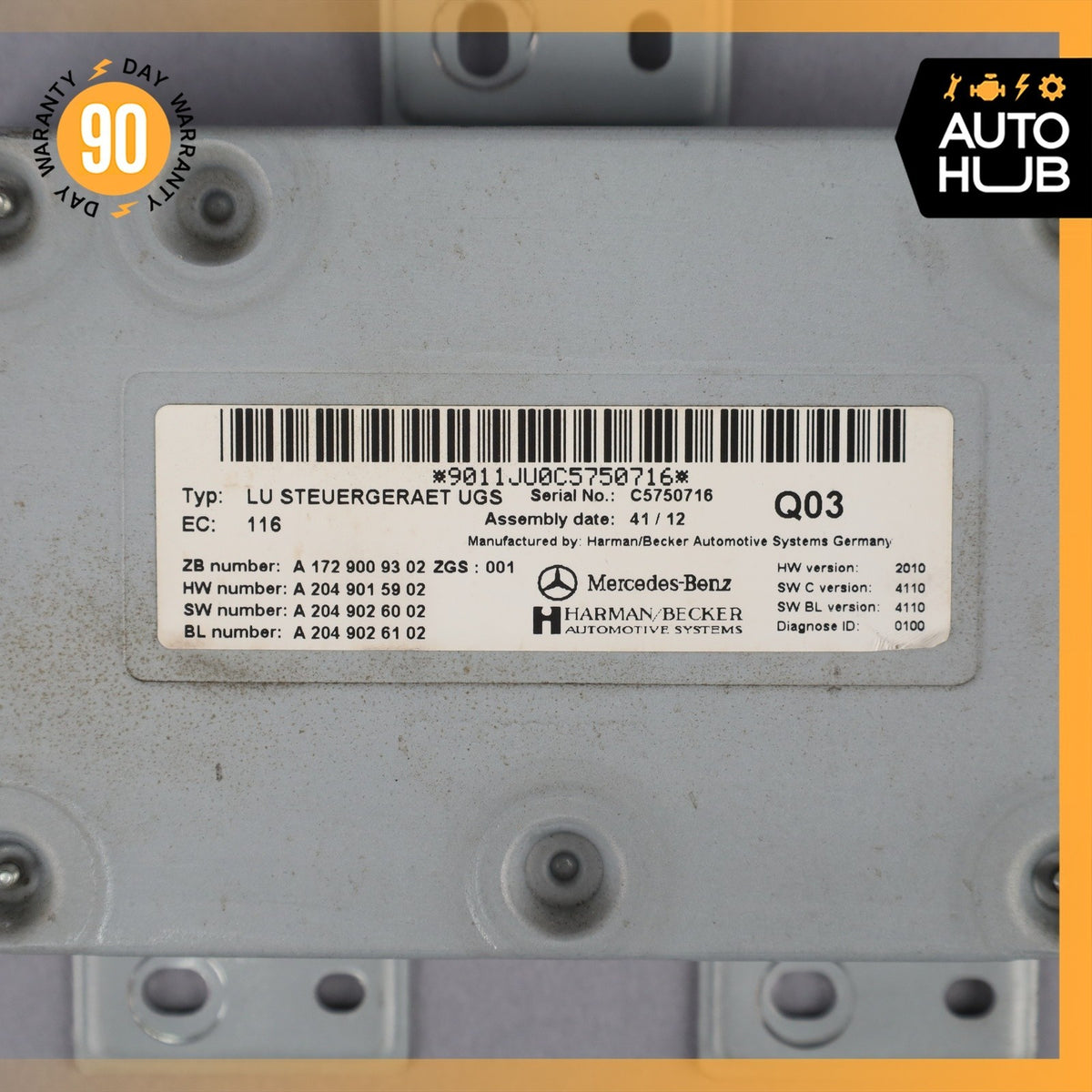 Mercedes W221 S550 S63 CL550 SLK350 Communication Interface Module OEM - photo 10