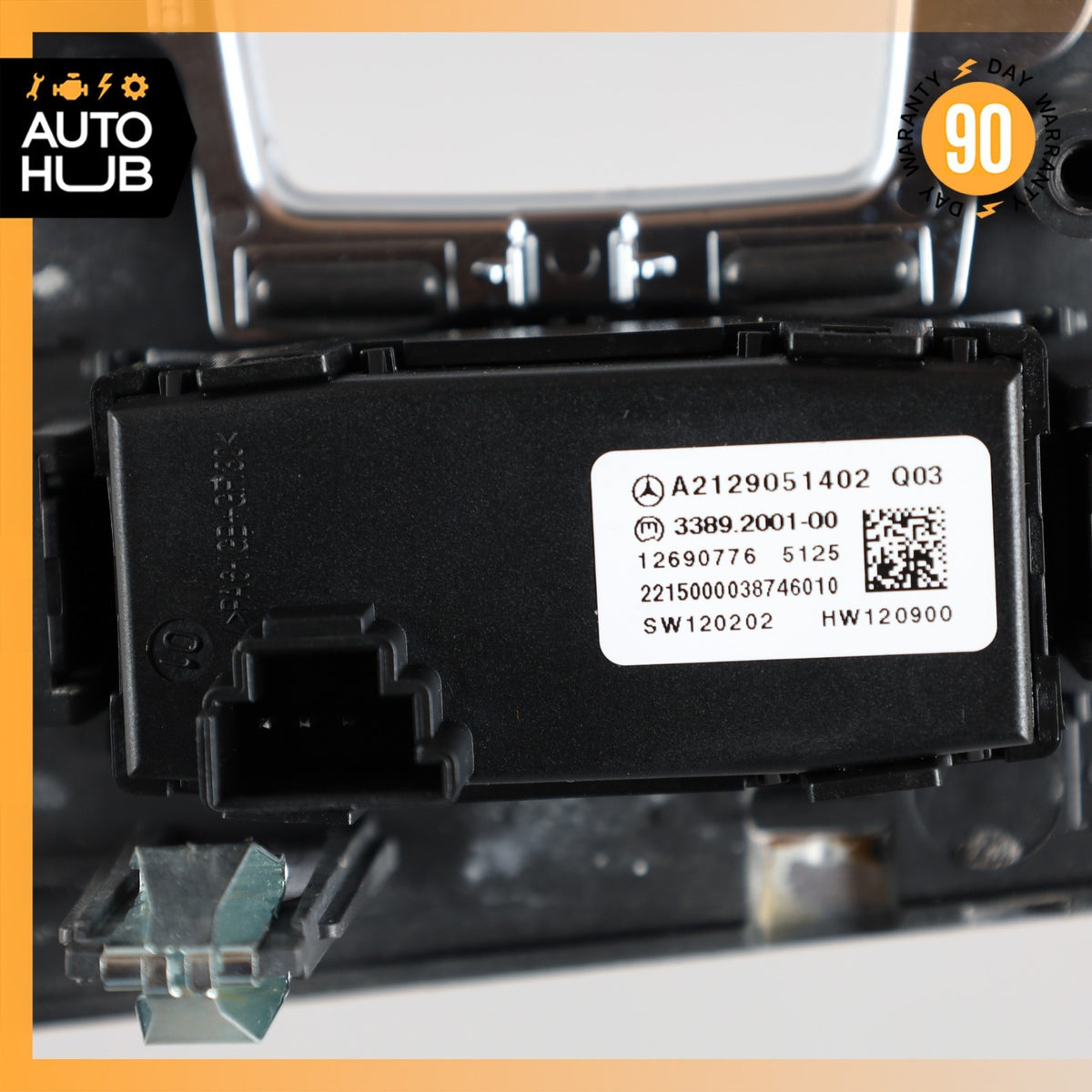 Mercedes W218 CLS550 Center Console Switch Trim Bezel Cover Wood OEM - photo 12
