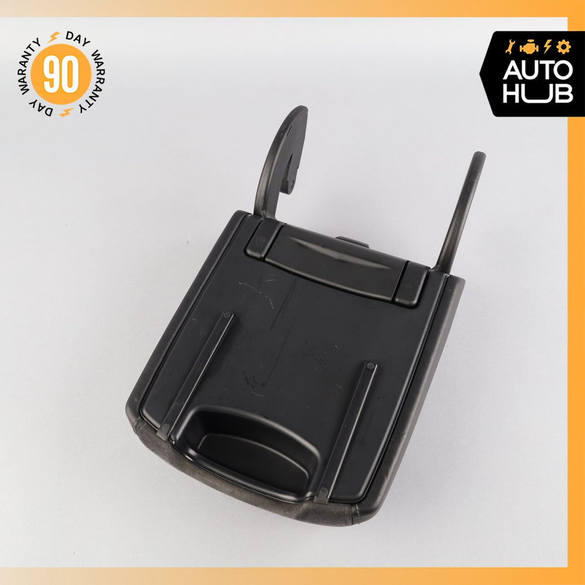 15-18 Porsche Macan 95B Front Center Console Armrest Arm Rest Suede Black OEM - photo 8