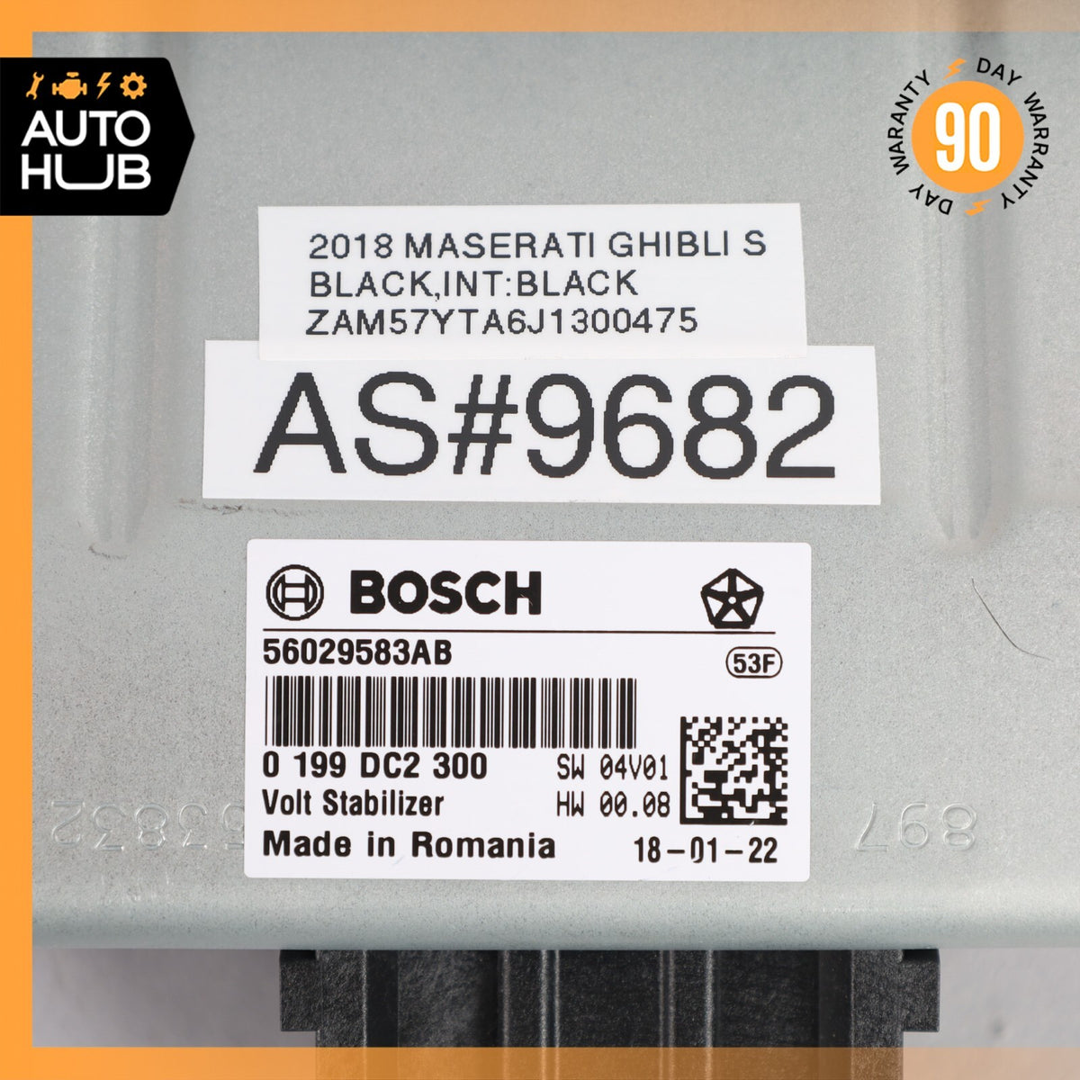 14-22 Maserati Ghibli M157 Voltage Stabilizer Power Inverter Module OEM 41k - photo 6