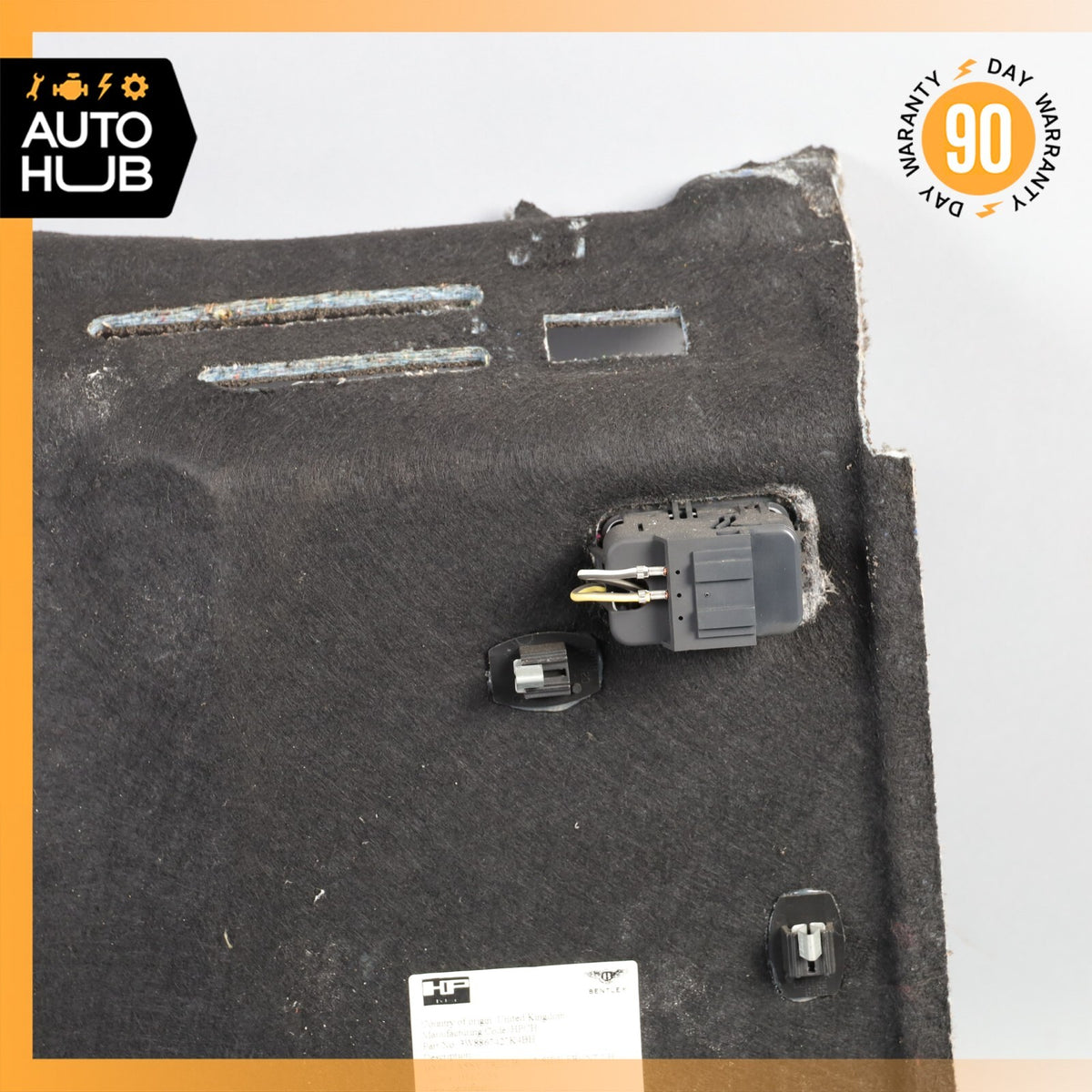 Bentley Continental GT Coupe Rear Left Trunk Tailgate Liner Carpet Panel OEM - photo 10