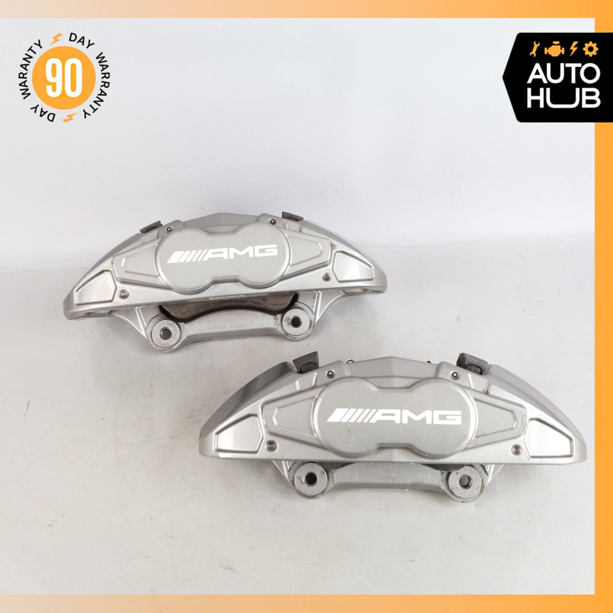 14-19 Mercedes W117 CLA45 GLA45 AMG Front Left & Right Brake Calipers Set OEM - photo 2