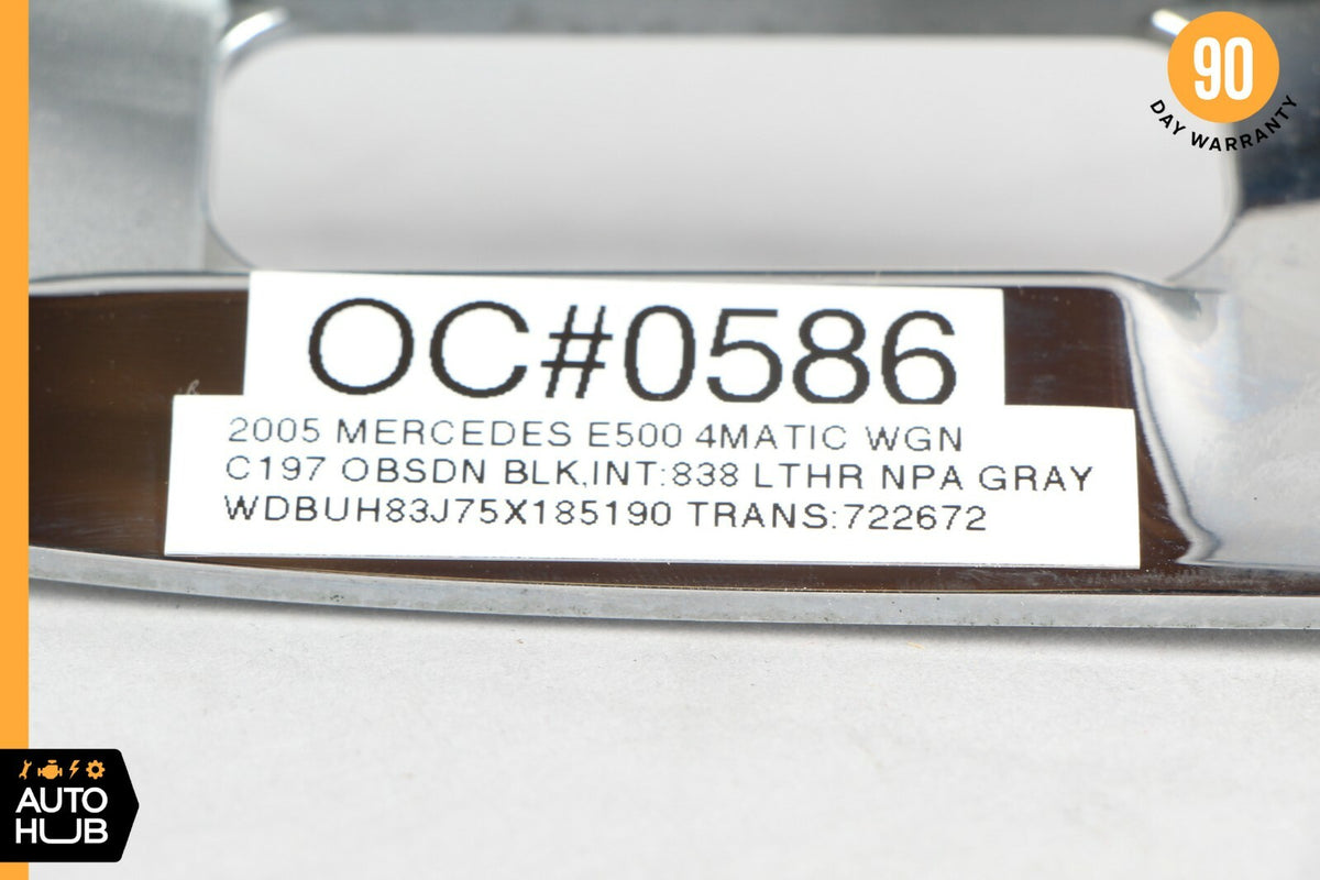 04-09 Mercedes W211 E500 E63 Liftgate Tailgate Hatch Handle Trim 2117400593 OEM - photo 12