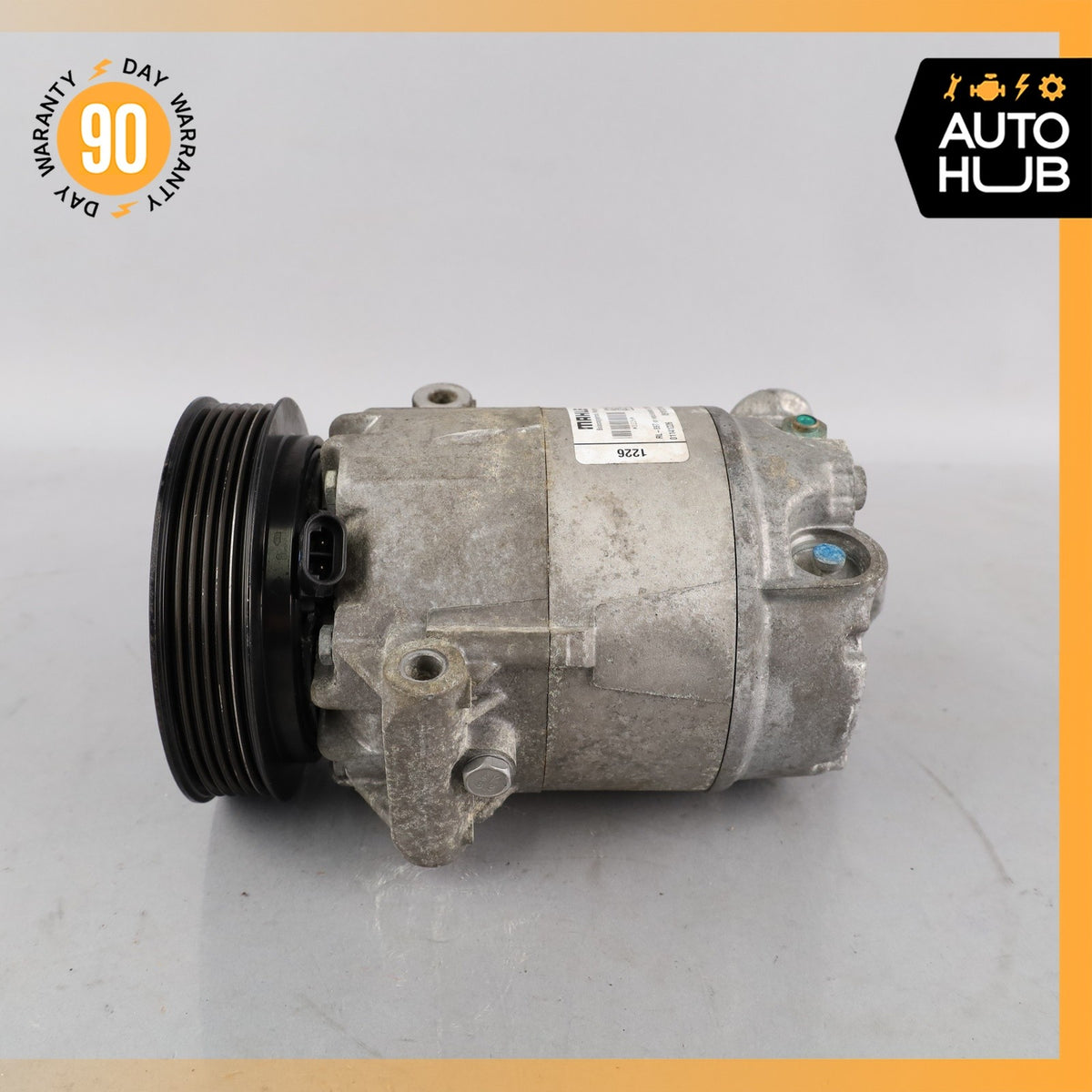 04-19 Maserati GranTurismo M145 A/C Air Conditioning Compressor 01141226 OEM 58k - photo 12