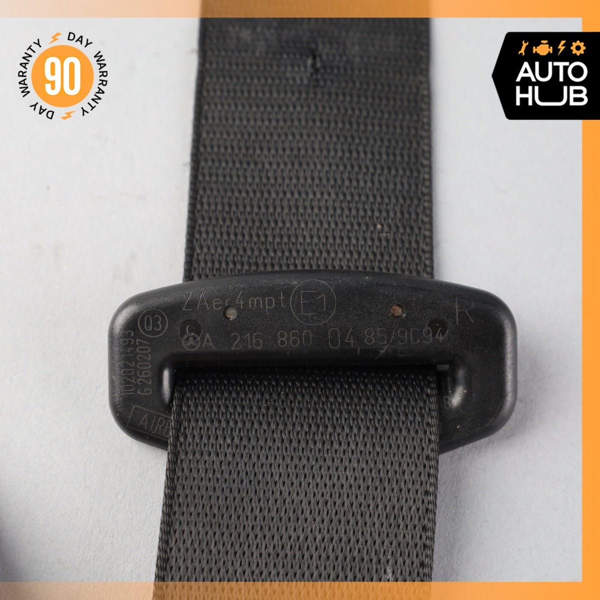 07-10 Mercedes W216 CL600 CL63 Front Right Passenger Side Seat Belt Black OEM - photo 19