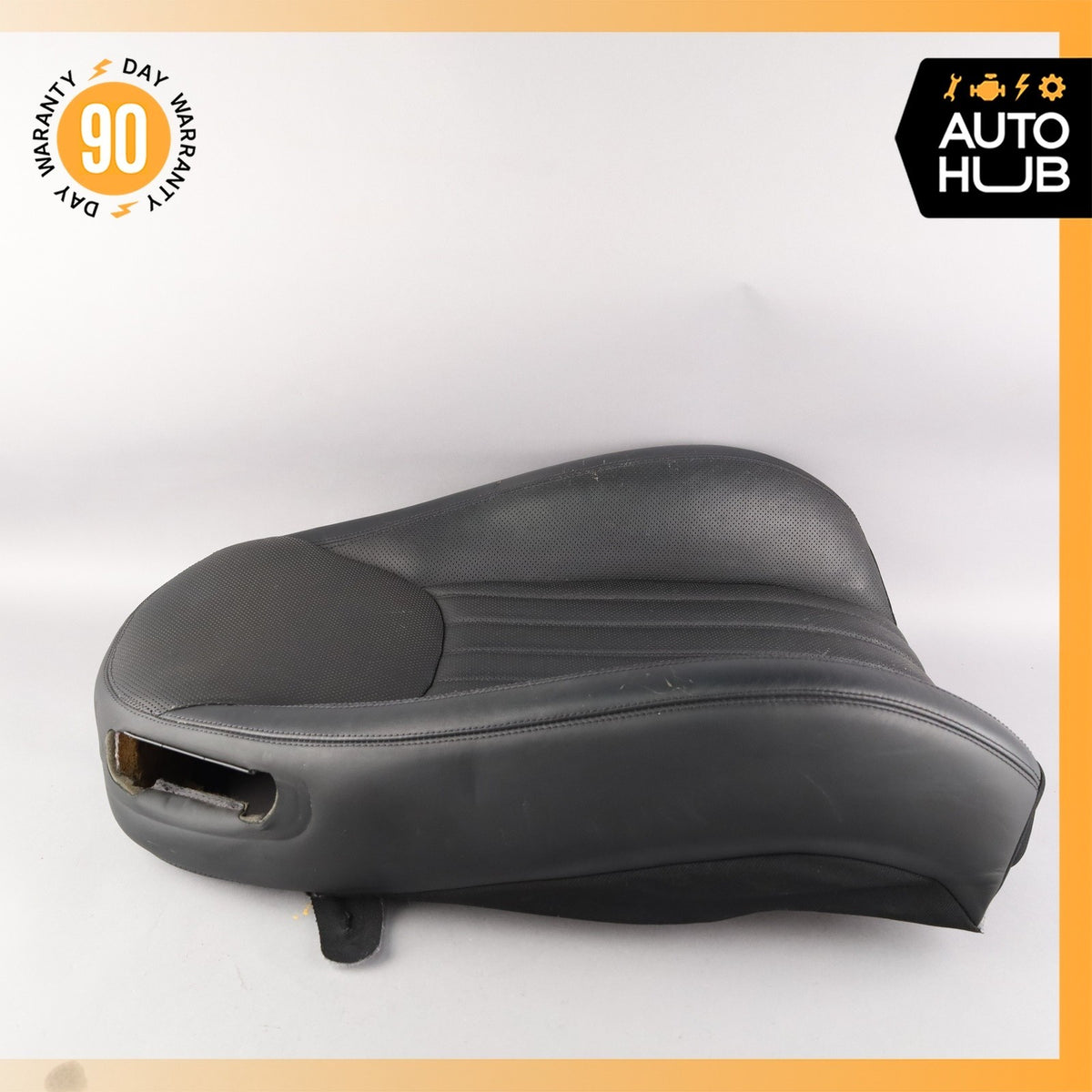 09-12 Mercedes R230 SL550 Top Upper Seat Cushion Right Side Nappa Black OEM - photo 16
