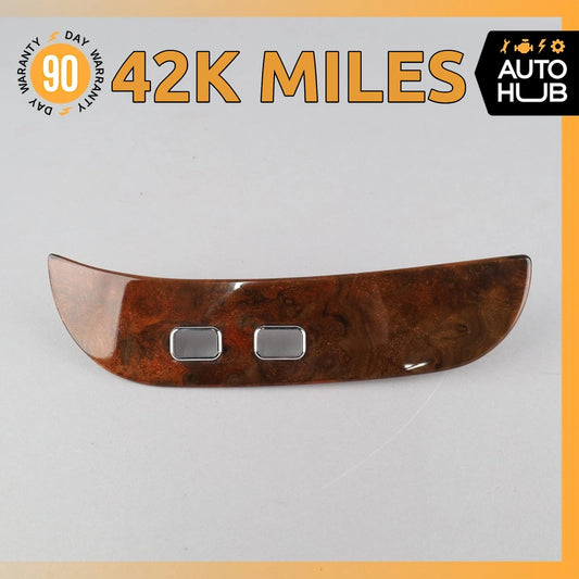 99-09 Bentley Arnage / RR Seraph Front Left Side Seat Switch Trim Cover Wood OEM - photo 1