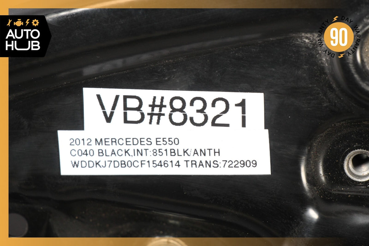 Mercedes W207 E550 E400 Coupe Rear Passenger Side Window Regulator w/Motor OEM - photo 12