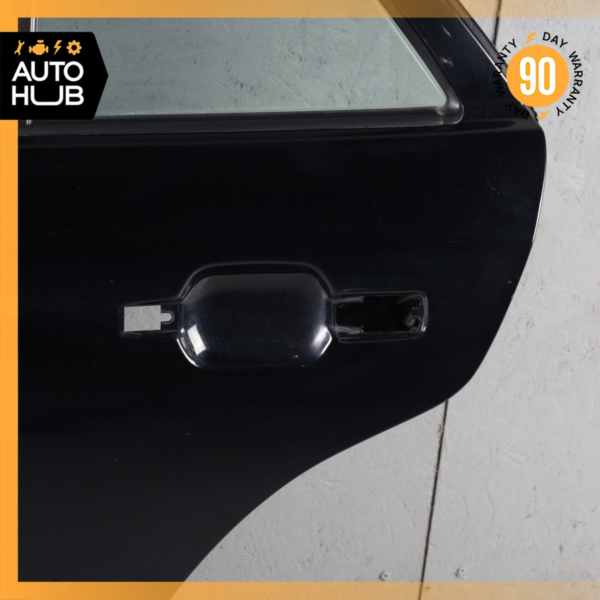 90-95 Mercedes W124 300E E320 Rear Left Side Door Shell 1247301705 OEM - photo 7