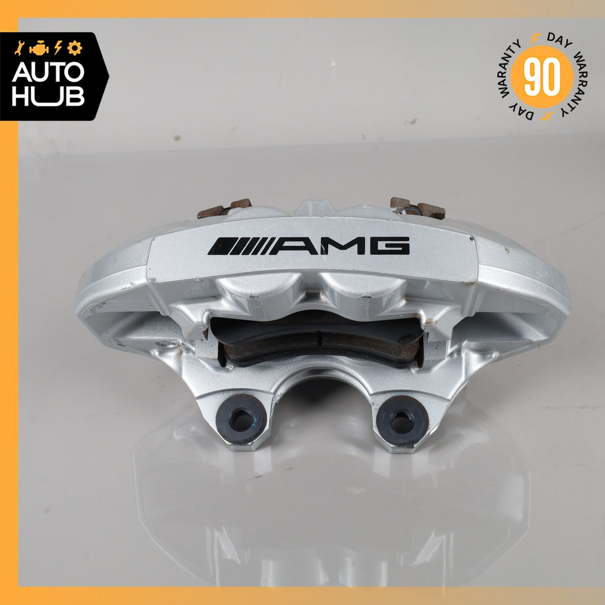Mercedes W204 C63 AMG Rear Left & Right Side Brake Calipers Set OEM - photo 3