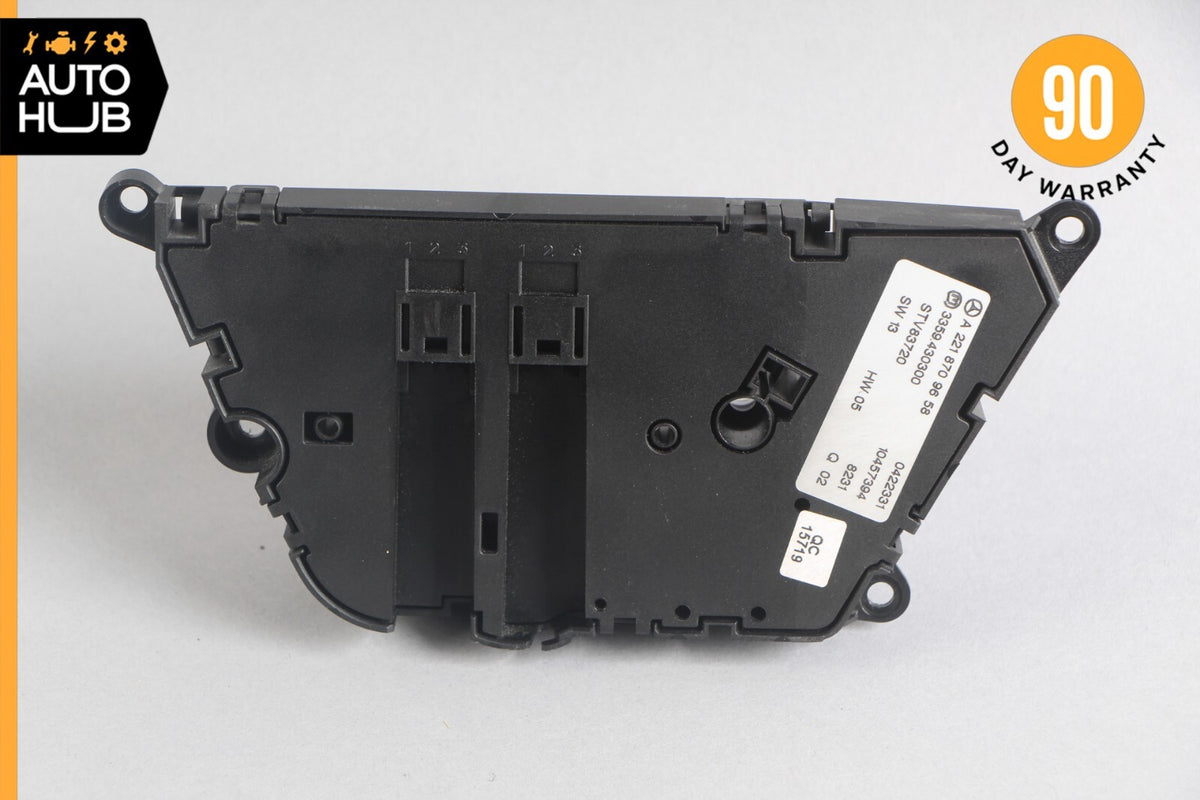 07-13 Mercedes W221 S600 S400 Rear Left Side Seat Control Memory Switch OEM - photo 8