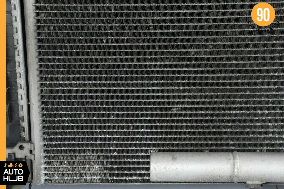 06-13 Mercedes W164 ML350 R350 Engine Cooling Radiator AC Air A/C Condenser OEM - photo 3