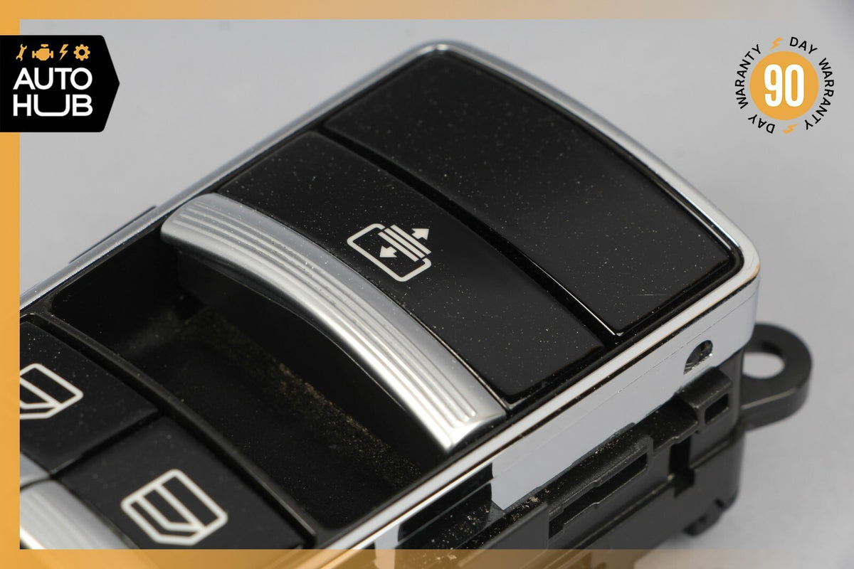 10-13 Mercedes W221 S550 S400 S63 Rear Window Glass & Shade Regulator Switch OEM - photo 6