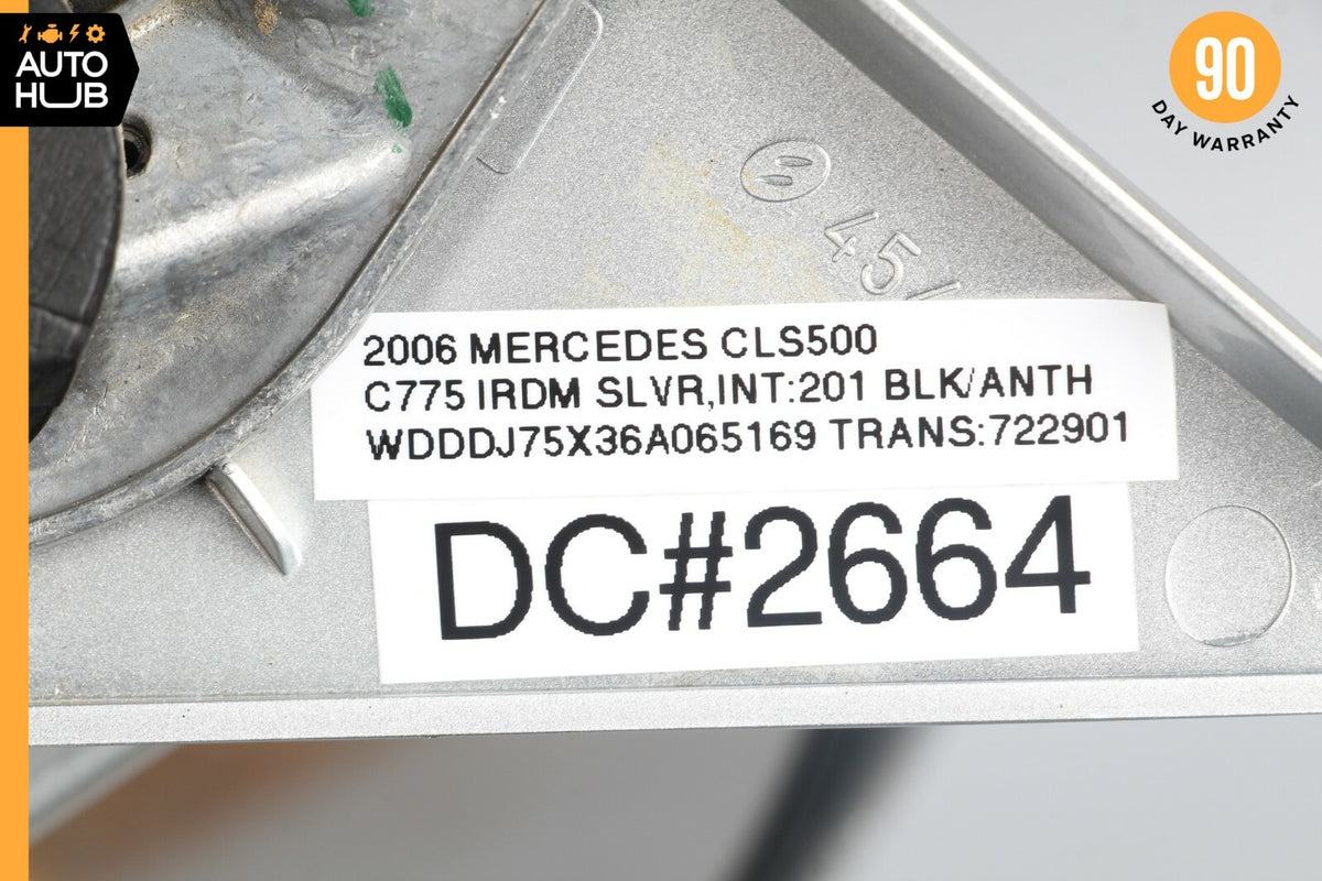 06-08 Mercedes W219 CLS500 CLS550 Side Rear View Door Mirror Right Silver OEM - photo 11