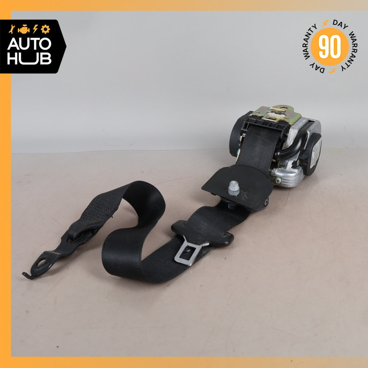 03-04 Mercedes W211 E320 E350 E500 Seat Belt Retractor Front Left Side Black OEM - photo 1