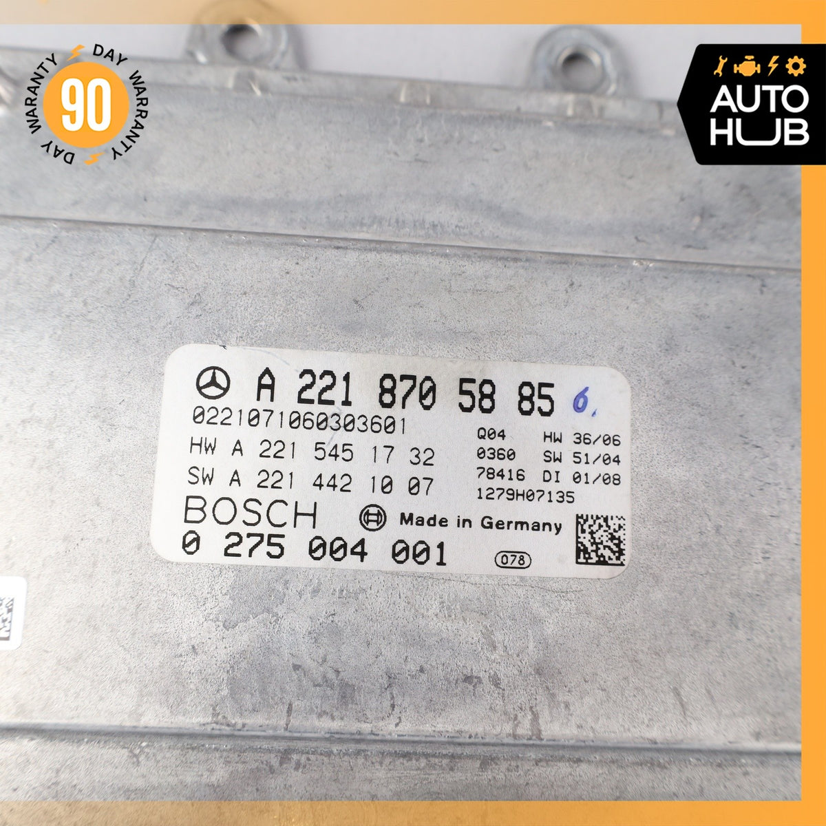 07-09 Mercedes W221 S63 CL600 Night Vision Camera Control Module 2218705885 OEM - photo 9