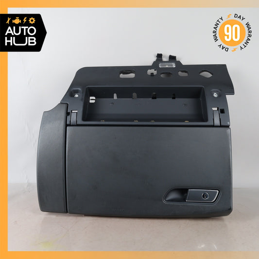 Audi D4 A8 Dashboard Glove Box Glovebox Storage Compartment Trim Black OEM - photo 1