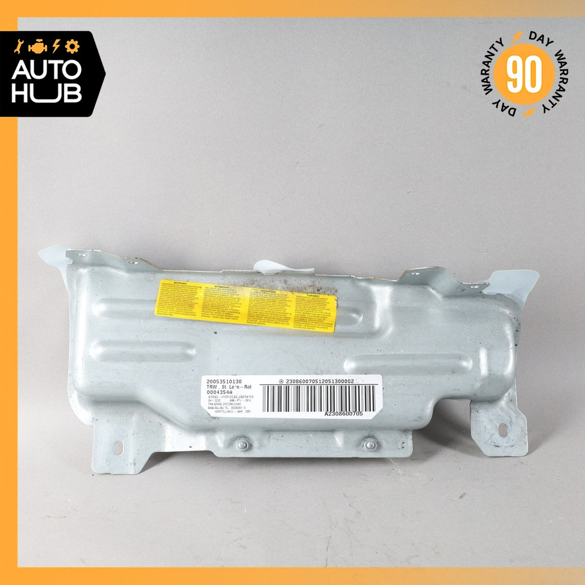 03-12 Mercedes R230 SL500 SL55 AMG Knee Airbag Air Bag Left Driver Side OEM - photo 8