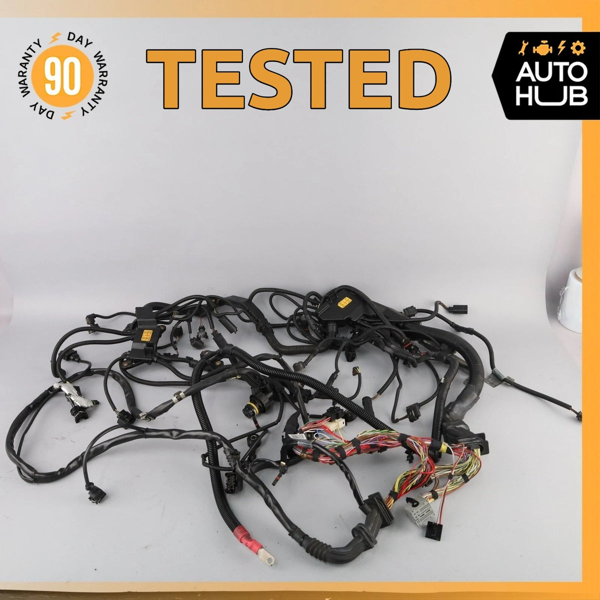 10-11 BMW E70 X5 X6 N63 4.4L V8 Engine Motor Wire Wiring Harness 7601309 OEM - photo 1