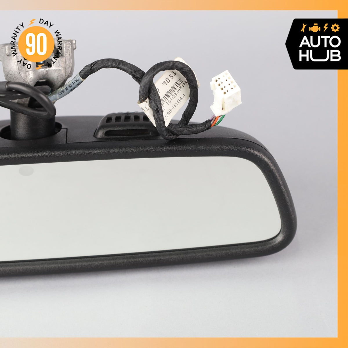 14-17 Mercedes W222 S63 Interior Rear View Mirror Black 2228100417 OEM - photo 4
