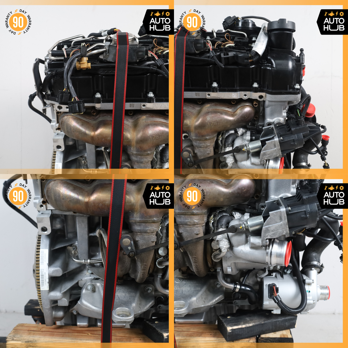 12-18 BMW F30 320i RWD 2.0L N20B20U0 Engine Motor Assembly w/ Turbo OEM 75k - photo 9