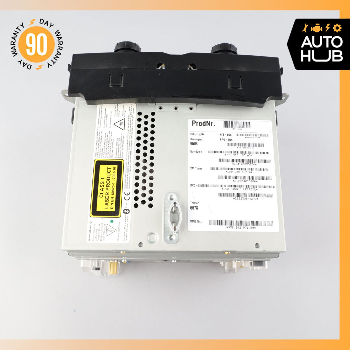 11-16 Porsche Cayenne 958 Turbo Command Head Unit Navigation Radio OEM - photo 12