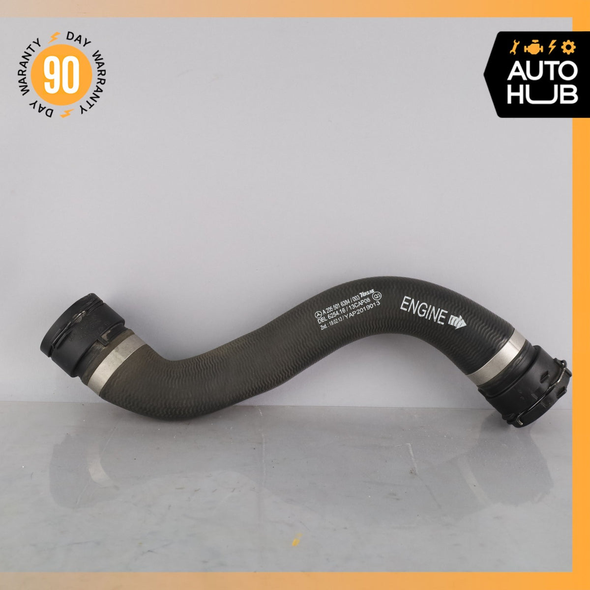 15-20 Mercedes W205 C300 C350e Radiator Coolant Hose 2055016384 OEM - photo 2