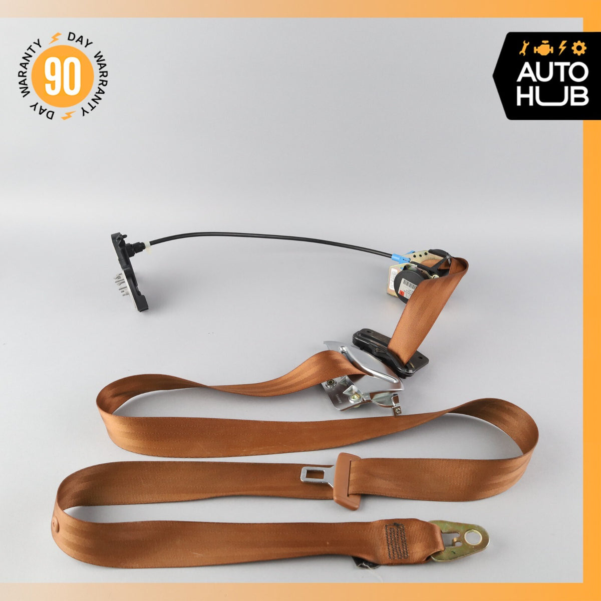 03-06 Bentley Continental GT Front Left Driver Side Seat Belt Brown OEM 53k - photo 2