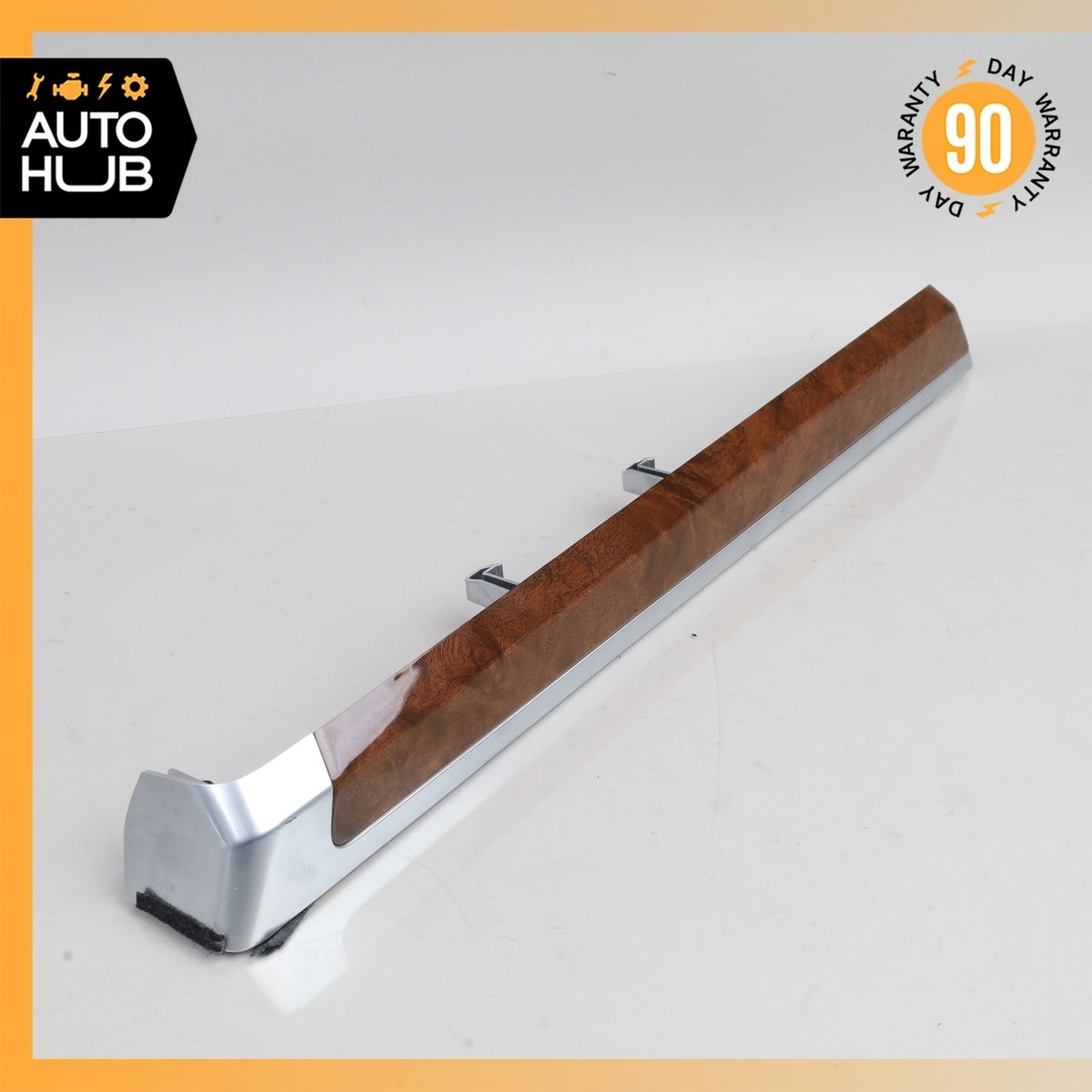 Porsche Cayenne 958 Front Right Door Panel Molding Trim Wood 7P5867410B OEM - photo 5