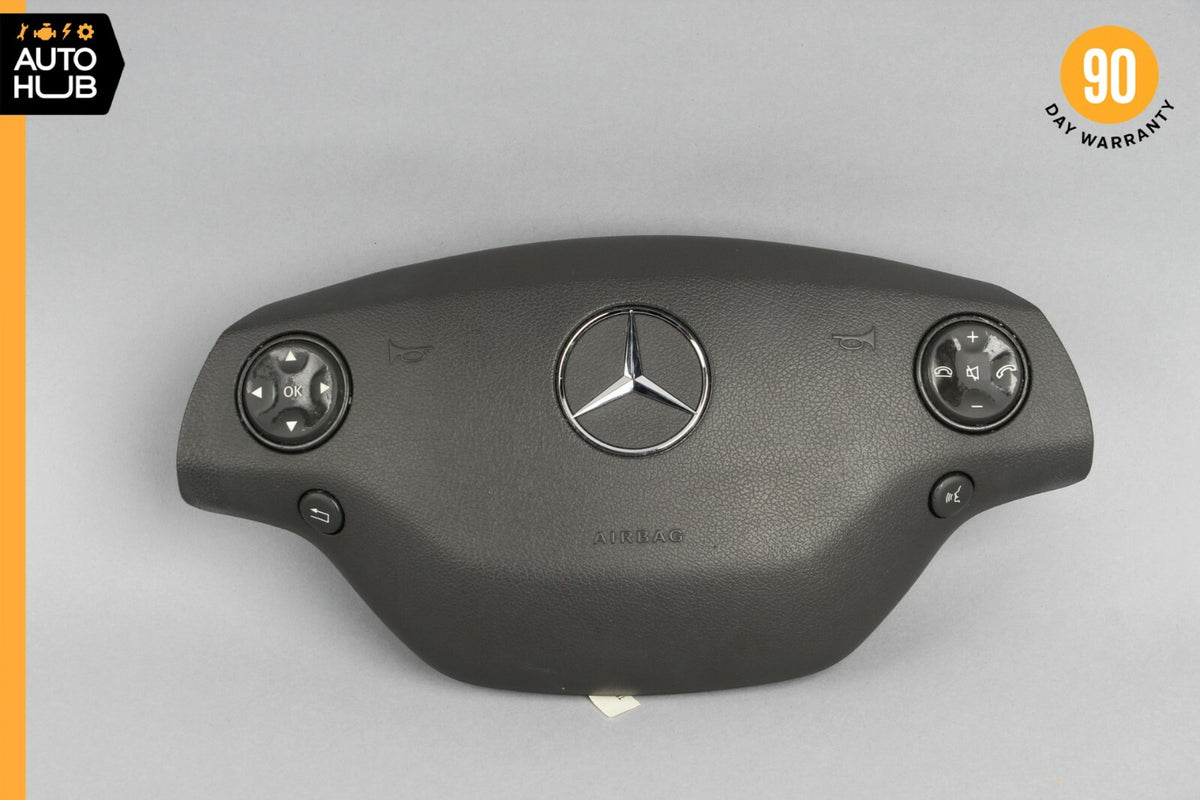 07-10 Mercedes W221 S550 CL550 S400 Steering Wheel Airbag Air Bag Black OEM - photo 2