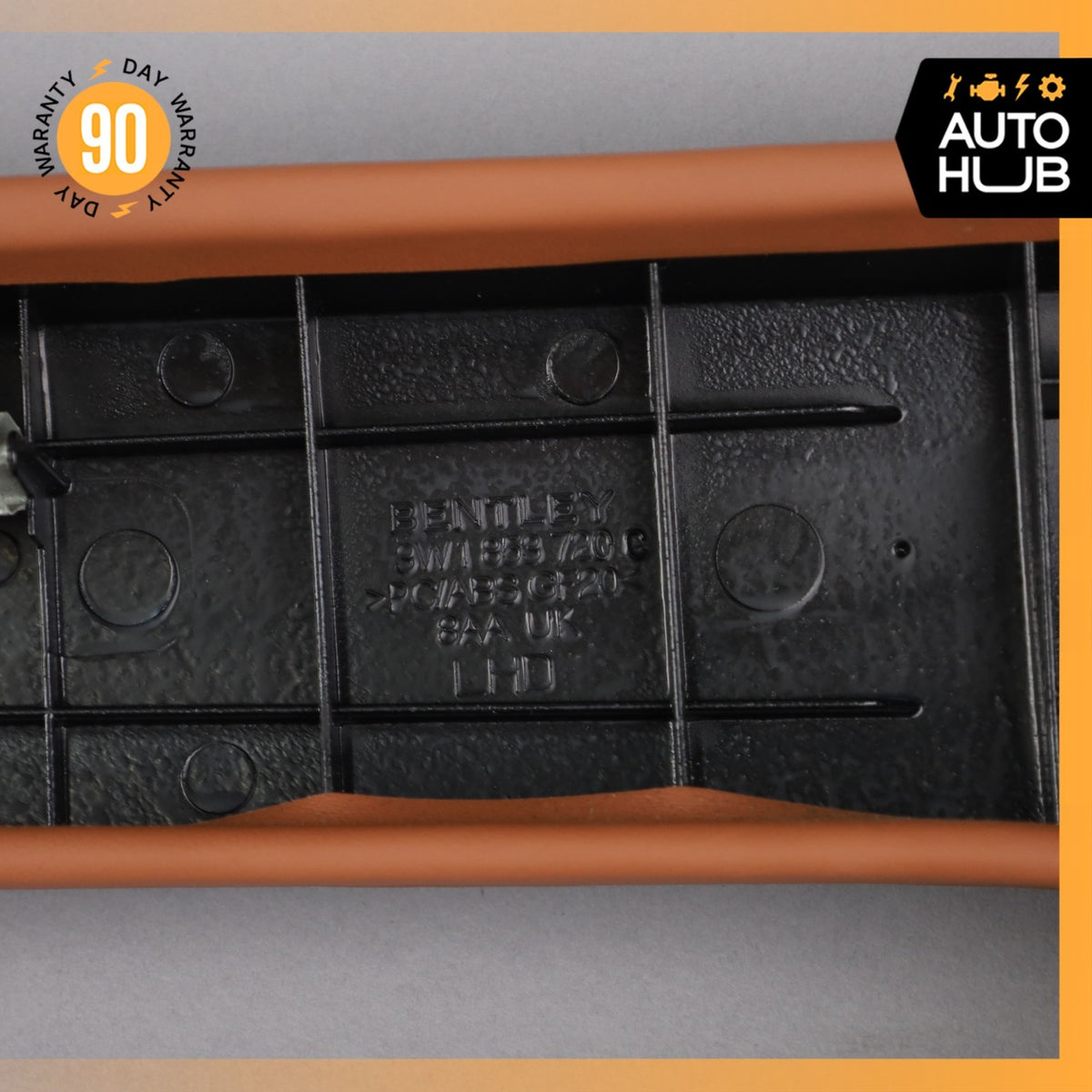 12-18 Bentley Continental GT GTC Dashboard Dash Glove Box Trim Panel Brown OEM - photo 16