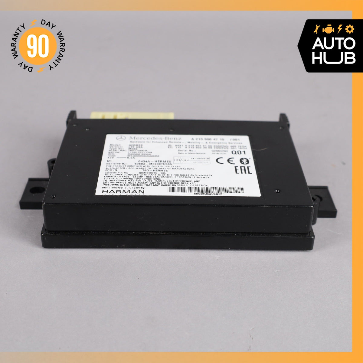 15-18 Mercedes W205 C300 C43 AMG Telematic Communication Control Module OEM - photo 8