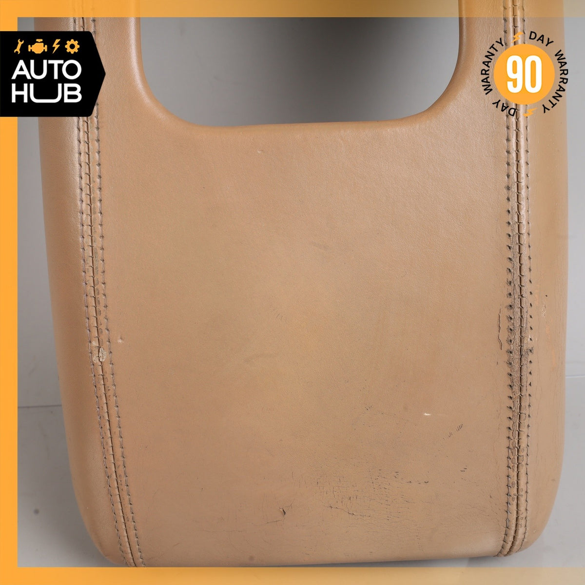 99-02 Bentley Arnage Center Console Arm Rest Armrest Cover Brown OEM 50k - photo 3